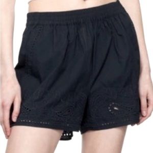 NWT- RAG & BONE Marley Floral
Embroidered Drawstring Shorts Size L